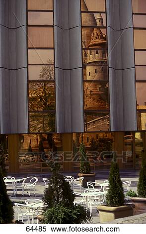 Reflection of building on window glass, Budapest, Hungary View Large Photo Image Stock Photography - Reflection of building on window glass, Budapest, Hungary . Fotosearch