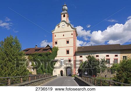 Road leading to town gate, Gmuend, Carinthia, Austria View Large Photo Image Stock Photo - Road leading to town gate, Gmuend, Carinthia, Austria . Fotosearch