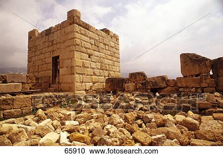 Stock Image - Ruins of ancient house, Byblos, Lebanon . Fotosearch