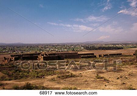 Ruins of fort on landscape, Rohtas Fort, Punjab, Pakistan View Large Photo Image Stock Photo - Ruins of fort on landscape, Rohtas Fort, Punjab, Pakistan . Fotosearch