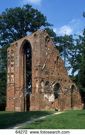 Ruins of gate of monastery, Eldena Abbey, Greifswald, Mecklenburg-Western Pomerania, Germany View Large Photo Image Stock Image - Ruins of gate of monastery, Eldena Abbey, Greifswald, Mecklenburg-Western Pomerania, Germany . Fotosearch