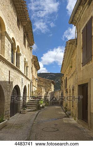 Saint-Guilhem-le-Desert, Languedoc-Roussillon, France, Europe View Large Photo Image Stock Image - Saint-Guilhem-le-Desert, Languedoc-Roussillon, France, Europe . Fotosearch