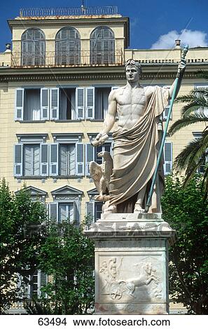 Sculpture in front of building, Bastia, Corsica, France View Large Photo Image Picture - Sculpture in front of building, Bastia, Corsica, France . Fotosearch