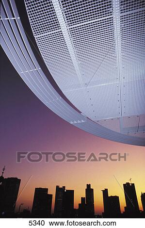Silhouette of skylines in city, Frankfurt, Hesse, Germany View Large Photo Image Stock Image - Silhouette of skylines in city, Frankfurt, Hesse, Germany . Fotosearch