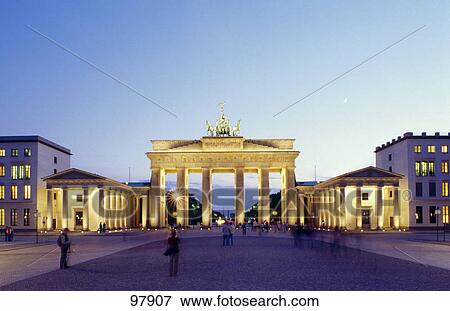 Silhouette of tourists in front of gate, Brandenburg Gate, Berlin, Germany View Large Photo Image Stock Photo - Silhouette of tourists in front of gate, Brandenburg Gate, Berlin, Germany . Fotosearch