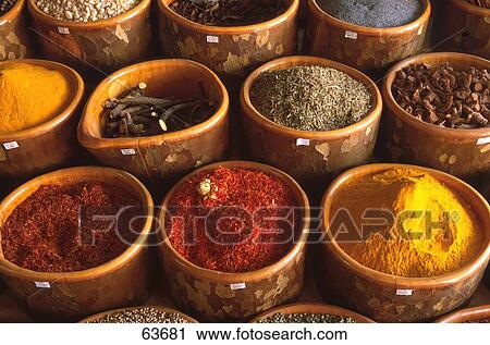 Spice on sale in market View Large Photo Image Stock Image - Spice on sale in market . Fotosearch