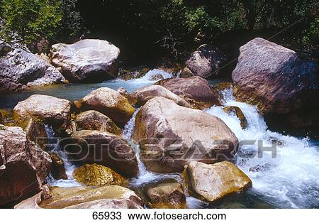 Stream flowing through rocks, Lebanon View Large Photo Image Stock Image - Stream flowing through rocks, Lebanon . Fotosearch