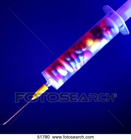 Syringe with pills and capsules View Large Photo Image Stock Image - Syringe with pills and capsules . Fotosearch