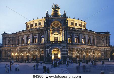 Tourists at entrance of opera house, Dresden, Saxony, Germany View Large Photo Image Stock Image - Tourists at entrance of opera house, Dresden, Saxony, Germany . Fotosearch
