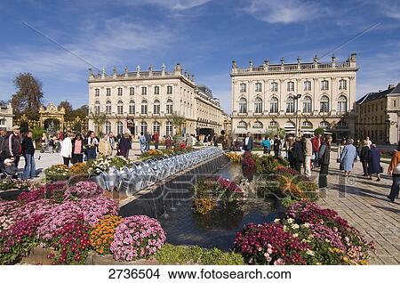 Tourists in front of town hall, Place Stanislas, Nancy, Meurthe et Moselle, France View Large Photo Image Picture - Tourists in front of town hall, Place Stanislas, Nancy, Meurthe et Moselle, France . Fotosearch