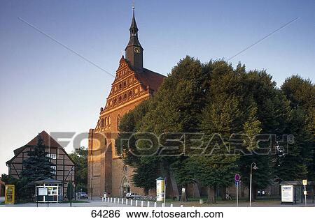 Trees near church, Holy Blood Church, Bed Wilsnack, Prignitz, Brandenburg, Germany View Large Photo Image Stock Photograph - Trees near church, Holy Blood Church, Bed Wilsnack, Prignitz, Brandenburg, Germany . Fotosearch
