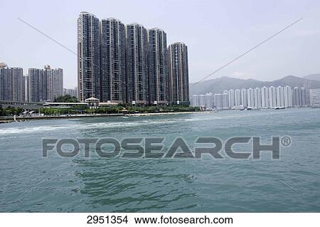 Tsuen Wan Distrikt, Rambler Channel, Hongkong, China View Large Photo Image Picture - Tsuen Wan Distrikt, Rambler Channel, Hongkong, China . Fotosearch