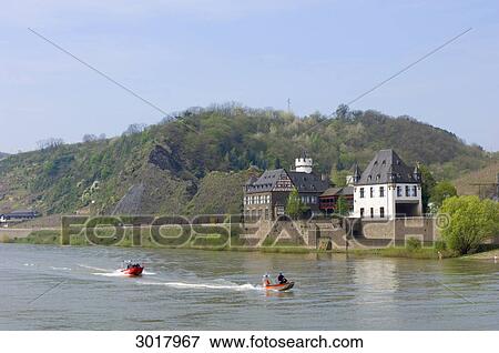View over Moselle river to Gondorf Castle, Rhineland-Palatinate, Germany View Large Photo Image Stock Photo - View over Moselle river to Gondorf Castle, Rhineland-Palatinate, Germany . Fotosearch