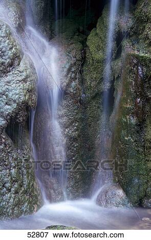Water falling from rocks, Provence-Alpes-Cote D'Azur, France View Large Photo Image Stock Photo - Water falling from rocks, Provence-Alpes-Cote D'Azur, France . Fotosearch