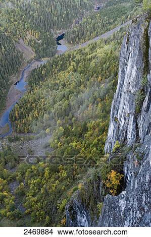 Aerial view of river flowing through forest, Dalen, Telemark, Norway View Large Photo Image Picture - Aerial view of river flowing through forest, Dalen, Telemark, Norway . Fotosearch