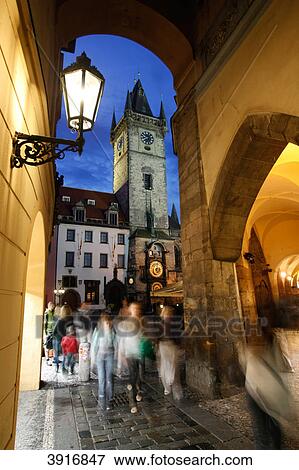 Altstaedter town hall, Prague, Czech Republic, Europe View Large Photo Image Stock Photo - Altstaedter town hall, Prague, Czech Republic, Europe . Fotosearch