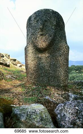 Stock Photography - Ancient stone structure at archeological site, Filitosa, Corse-du-Sud, Corsica, France . Fotosearch