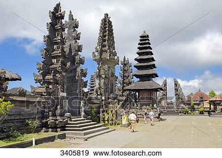 Stock Photo - Batur Temple, Bali, Indonesia, Asia . Fotosearch