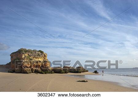 Beach in Ferragudo, Algarve, Portugal View Large Photo Image Stock Photo - Beach in Ferragudo, Algarve, Portugal . Fotosearch