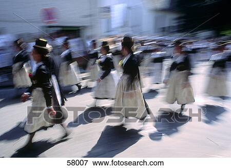 Blurred view of women in traditional dress, Bavaria, Germany View Large Photo Image Stock Photo - Blurred view of women in traditional dress, Bavaria, Germany . Fotosearch