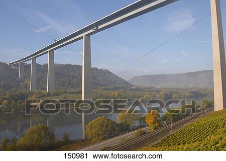 Bridge across river View Large Photo Image Stock Image - Bridge across river . Fotosearch