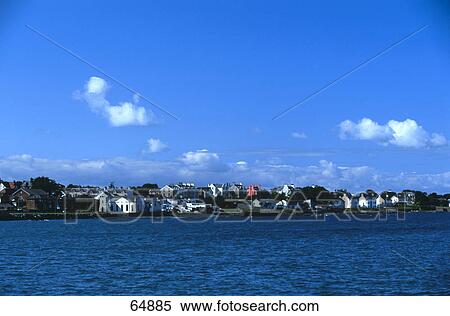 Buildings at waterfront, Donaghadee, County Down, Republic Of Ireland View Large Photo Image Stock Photography - Buildings at waterfront, Donaghadee, County Down, Republic Of Ireland . Fotosearch