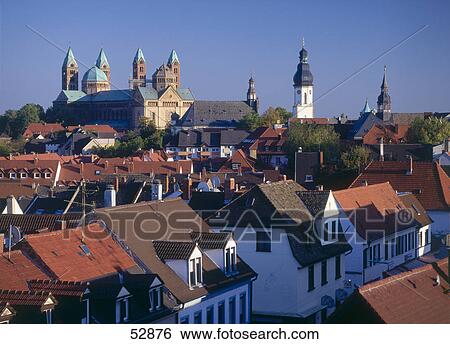 Buildings in city, Speyer, Rhineland-Palatinate, Germany View Large Photo Image Stock Photograph - Buildings in city, Speyer, Rhineland-Palatinate, Germany . Fotosearch