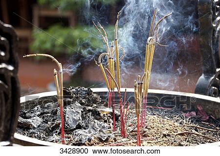 Burning joss sticks, Tran Quoc Tempel, Hanoi, Vietnam, close-up View Large Photo Image Stock Image - Burning joss sticks, Tran Quoc Tempel, Hanoi, Vietnam, close-up . Fotosearch