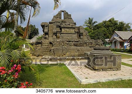 Stock Photograph - Candi Kidal, Java, Indonesia, Asia . Fotosearch
