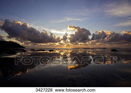 Stock Photo - Cape Tribulation at sunrise, Australia . Fotosearch