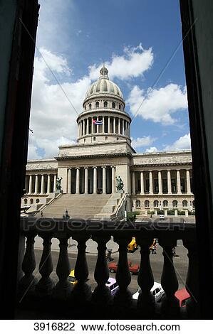 Stock Image - Capitolio, Havana, Cuba, America . Fotosearch