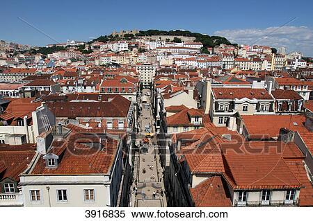 Stock Photography - Castelo de Sao Jorge, Lisbon, Portugal, Europe . Fotosearch