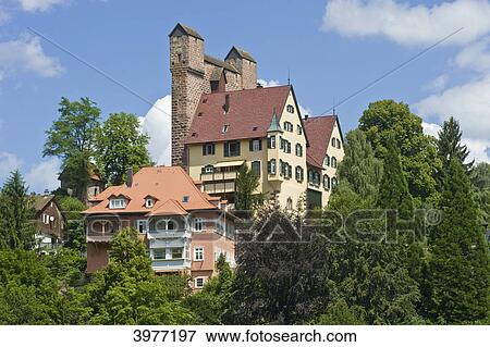 Castle Berneck, Berneck Altensteig, Baden-Wuerttemberg, Germany, Europe View Large Photo Image Stock Photo - Castle Berneck, Berneck Altensteig, Baden-Wuerttemberg, Germany, Europe . Fotosearch