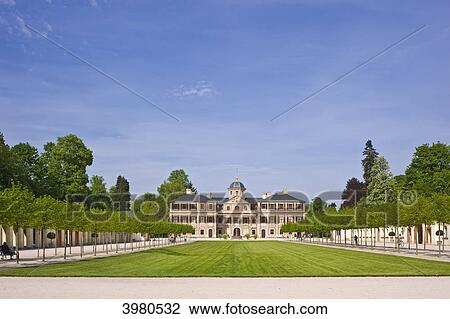 Stock Image - Castle Favorite, Rastatt, Baden-Wuerttemberg, Germany, Europe . Fotosearch
