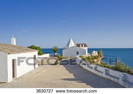 Chapel Nossa Senhora da Rocha, Armacao de Pera, Algarve, Portugal View Large Photo Image Stock Photo - Chapel Nossa Senhora da Rocha, Armacao de Pera, Algarve, Portugal . Fotosearch