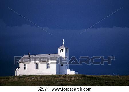 Church in field, Rosebud Indian Reservation, South Dakota, USA View Large Photo Image Stock Image - Church in field, Rosebud Indian Reservation, South Dakota, USA . Fotosearch