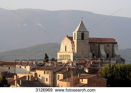 Church in Saignon, Vaucluse, France, high angle view View Large Photo Image Stock Photo - Church in Saignon, Vaucluse, France, high angle view . Fotosearch