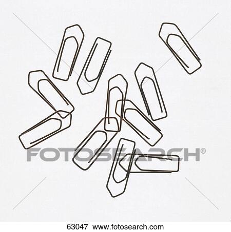 Close-up of paper clips View Large Photo Image Stock Photo - Close-up of paper clips . Fotosearch
