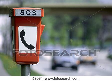 Picture - Close-up of pay phone . Fotosearch