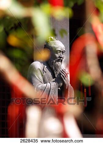 Close-up of statue in confucian temple View Large Photo Image Stock Photography - Close-up of statue in confucian temple . Fotosearch