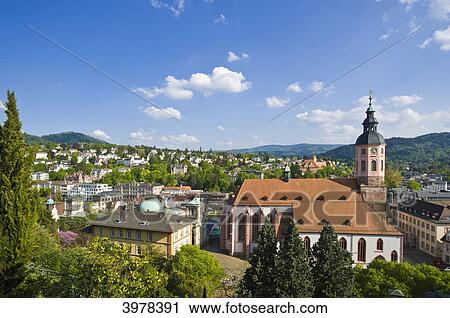 Collegiate church, Baden-Baden, Baden-Wuerttemberg, Germany, Europe View Large Photo Image Stock Image - Collegiate church, Baden-Baden, Baden-Wuerttemberg, Germany, Europe . Fotosearch