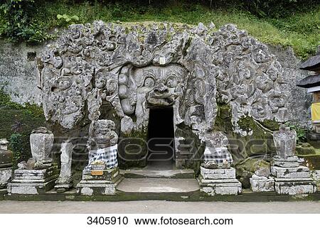 Elephant cave, Goa Gajah, Bali, Indonesia, Asia View Large Photo Image Stock Image - Elephant cave, Goa Gajah, Bali, Indonesia, Asia . Fotosearch