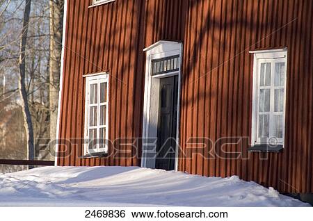 Stock Photograph - Entrance of torp, Hoeghult, Sweden . Fotosearch