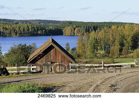 Facade of barn, Sweden View Large Photo Image Stock Photography - Facade of barn, Sweden . Fotosearch