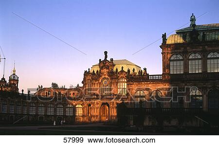Facade of castle, Zwinger, Dresden, Saxony, Germany View Large Photo Image Stock Photo - Facade of castle, Zwinger, Dresden, Saxony, Germany . Fotosearch