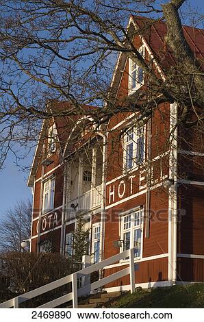 Stock Image - Facade of hotel, Goetahotell, Sweden . Fotosearch