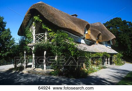 Facade of Swiss cottage, Cahir, Iffa and Offa West, South Tipperary, Republic Of Ireland View Large Photo Image Picture - Facade of Swiss cottage, Cahir, Iffa and Offa West, South Tipperary, Republic Of Ireland . Fotosearch
