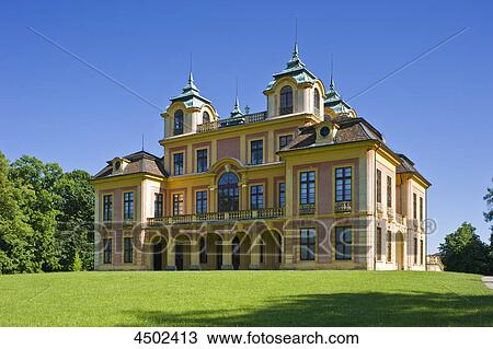 Stock Image - Favorite Castle, Ludwigsburg, Baden-Wuerttemberg, Germany, Europe . Fotosearch