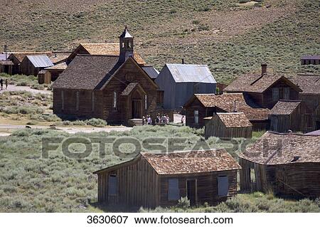 Ghost town, Bodie, California, USA View Large Photo Image Stock Photo - Ghost town, Bodie, California, USA . Fotosearch