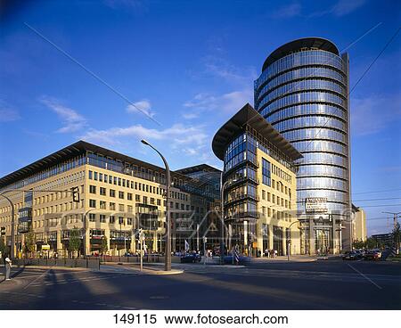Glass building in street, Dresden, Germany View Large Photo Image Stock Photography - Glass building in street, Dresden, Germany . Fotosearch